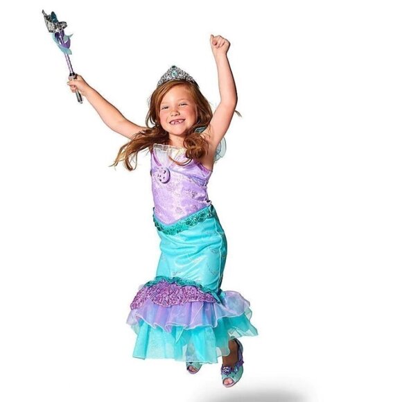 Disney Store Ariel Costume with Sound Size 9-10 - Picture 1 of 8